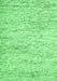 Machine Washable Abstract Emerald Green Contemporary Area Rugs, wshcon2051emgrn