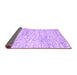 Sideview of Abstract Purple Contemporary Rug, con2051pur