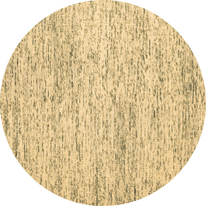 Round Abstract Brown Contemporary Rug, con2051brn