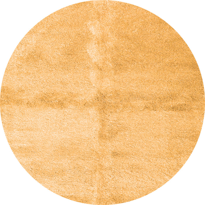 Square Abstract Orange Contemporary Rug, con2053org