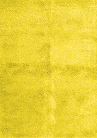 Abstract Yellow Contemporary Rug, con2053yw