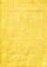 Solid Yellow Modern Rug, con2054yw