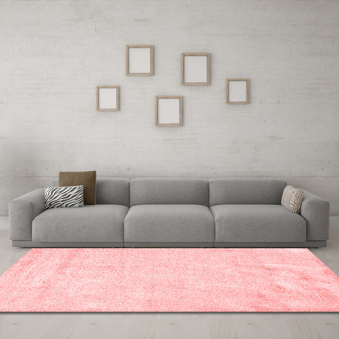 Modern Red Washable Rugs