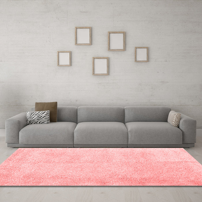 Modern Red Washable Rugs