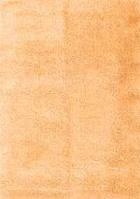 Solid Orange Modern Rug, con2055org