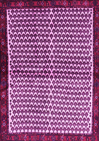 Abstract Pink Contemporary Rug, con2056pnk