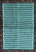 Abstract Light Blue Contemporary Rug, con2056lblu