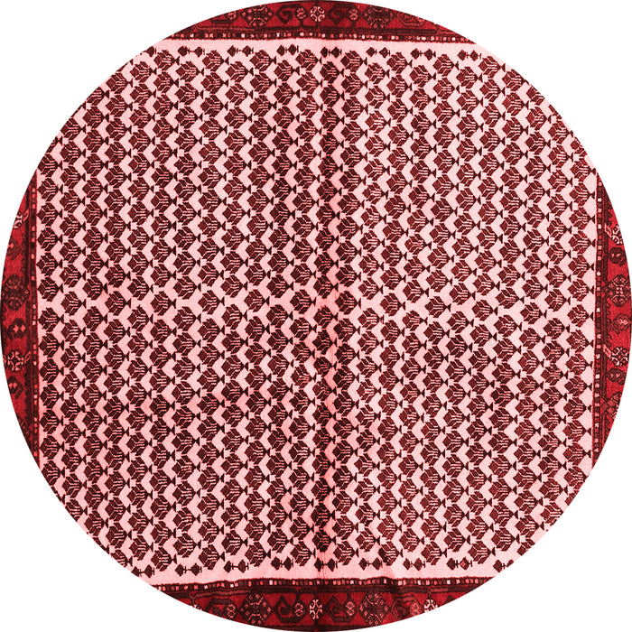 Machine Washable Abstract Red Contemporary Rug, wshcon2056red