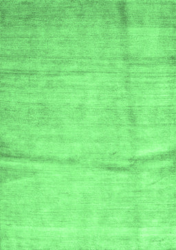 Abstract Emerald Green Contemporary Rug, con2057emgrn