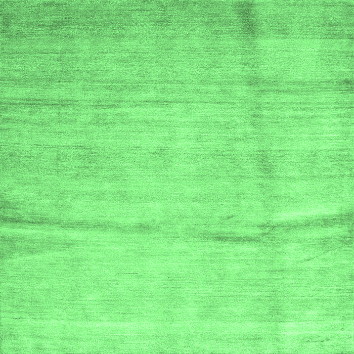 Square Abstract Emerald Green Contemporary Rug, con2057emgrn