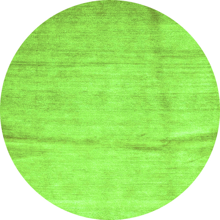 Square Abstract Green Contemporary Rug, con2057grn
