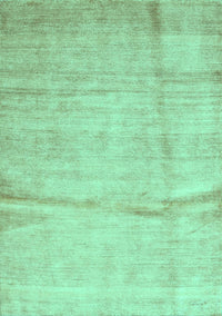 Abstract Turquoise Contemporary Rug, con2057turq