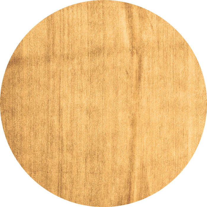 Round Machine Washable Abstract Brown Contemporary Rug, wshcon2057brn