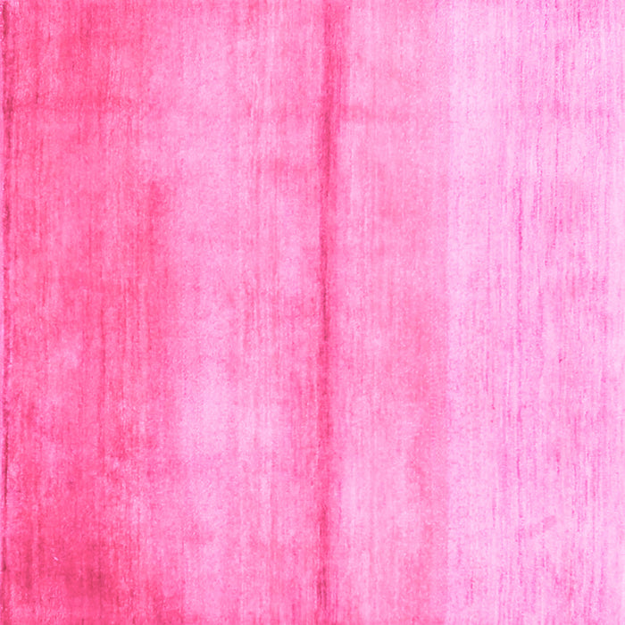 Square Machine Washable Abstract Pink Contemporary Rug, wshcon2058pnk
