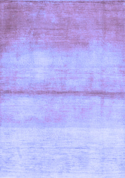 Abstract Blue Contemporary Rug, con2058blu