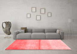 Contemporary Red Washable Rugs