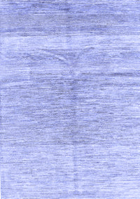 Abstract Blue Contemporary Rug, con2059blu