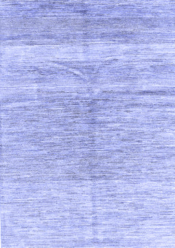 Abstract Blue Contemporary Rug, con2059blu