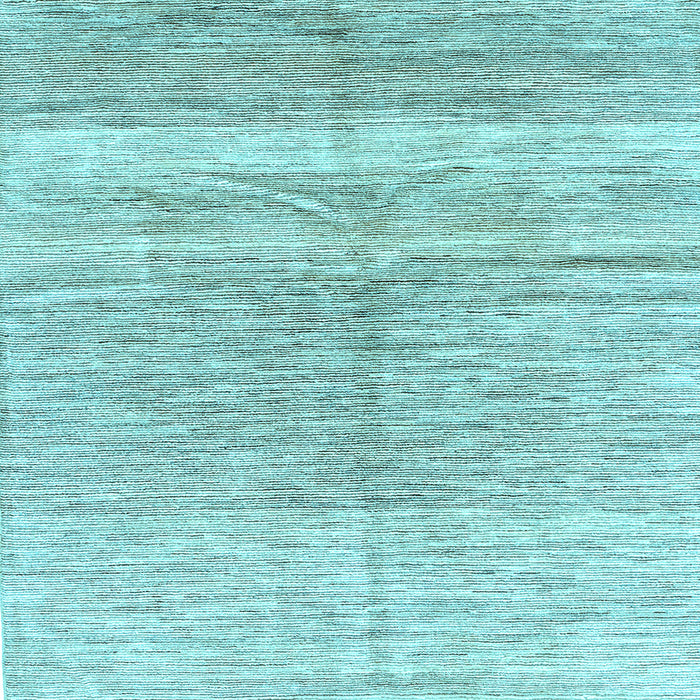 Square Abstract Light Blue Contemporary Rug, con2059lblu