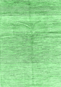 Abstract Emerald Green Contemporary Rug, con2059emgrn