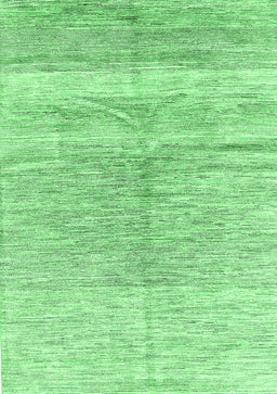 Abstract Emerald Green Contemporary Rug, con2059emgrn