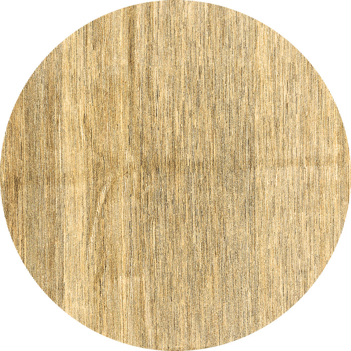 Round Abstract Brown Contemporary Rug, con2059brn