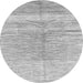 Square Abstract Gray Contemporary Rug, con2059gry