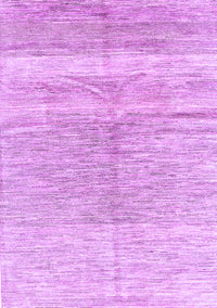 Abstract Purple Contemporary Rug, con2059pur