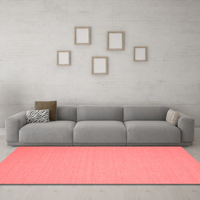 Modern Red Washable Rugs