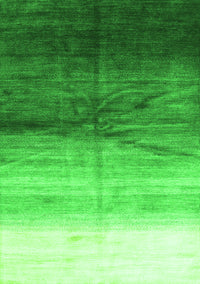 Abstract Green Contemporary Rug, con2060grn