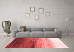 Contemporary Red Washable Rugs