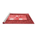 Contemporary Red Washable Rugs