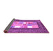 Sideview of Abstract Purple Contemporary Rug, con2061pur