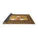 Sideview of Abstract Brown Contemporary Rug, con2061brn