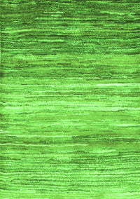 Abstract Green Contemporary Rug, con2062grn