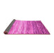 Sideview of Abstract Pink Contemporary Rug, con2062pnk