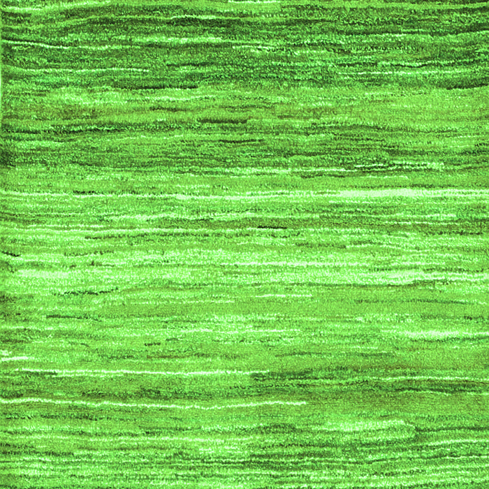 Serging Thickness of Machine Washable Abstract Green Contemporary Area Rugs, wshcon2062grn
