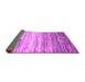 Sideview of Abstract Purple Contemporary Rug, con2062pur