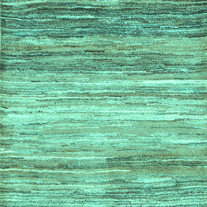 Machine Washable Abstract Turquoise Contemporary Area Rugs, wshcon2062turq