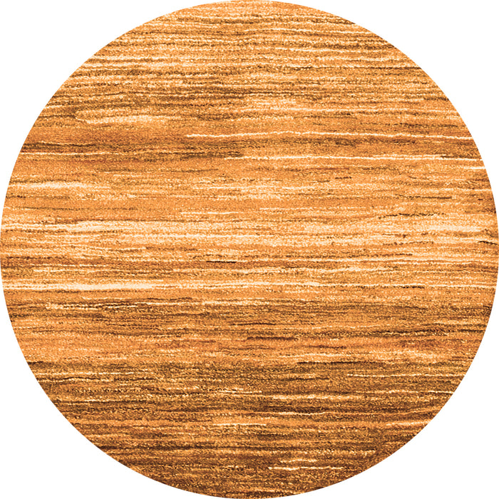 Square Abstract Orange Contemporary Rug, con2062org