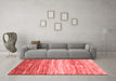 Contemporary Red Washable Rugs