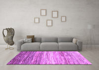 Machine Washable Abstract Purple Contemporary Rug, wshcon2062pur