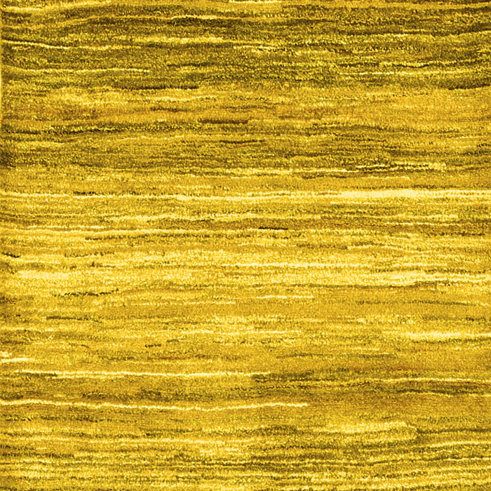 Abstract Yellow Contemporary Rug, con2062yw