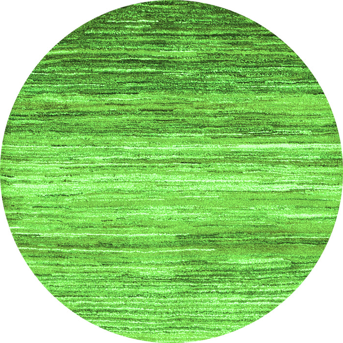 Square Abstract Green Contemporary Rug, con2062grn