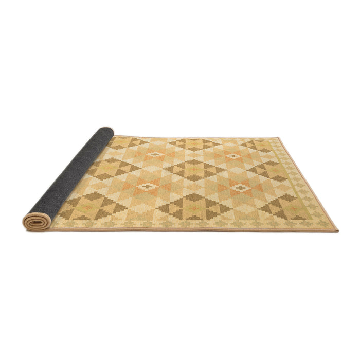 Sideview of Southwestern Brown Country Rug, con2063brn