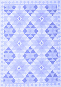 Southwestern Blue Country Rug, con2063blu