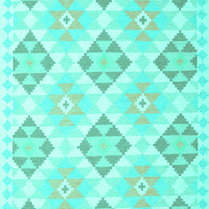 Southwestern Turquoise Country Rug, con2063turq