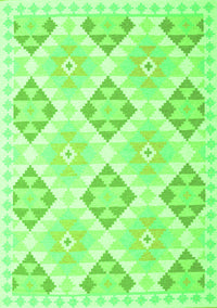 Southwestern Green Country Rug, con2063grn