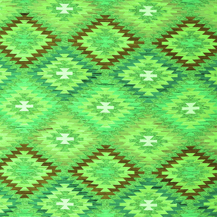 Southwestern Green Country Rug, con2064grn