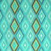 Square Southwestern Turquoise Country Rug, con2064turq